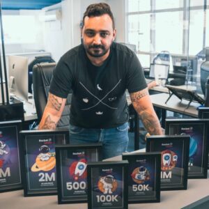 Picture of "With the Broadcasting tool, I've achieved remarkable audience outreach. I send targeted messages to engage my customers and chatbot subscribers with a remarkably high open rate. It allows me to deliver precise promotional messages and product updates, which I truly appreciate."